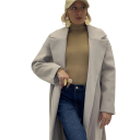 cappotto lungo con cintura bonita